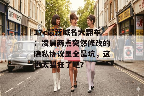 17c最新域名大翻车:凌晨两点突然修改的隐私协议里全是坑,这也太猖狂了吧?